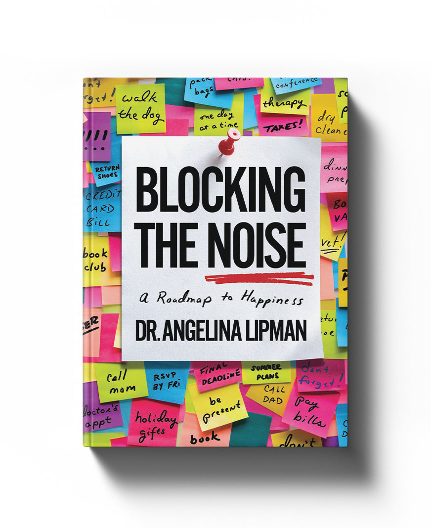 Blocking The Noise with Dr Angelina Lipman book cover